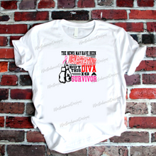 Load image into Gallery viewer, Devastating Diva Breast Cancer Survivor Tee
